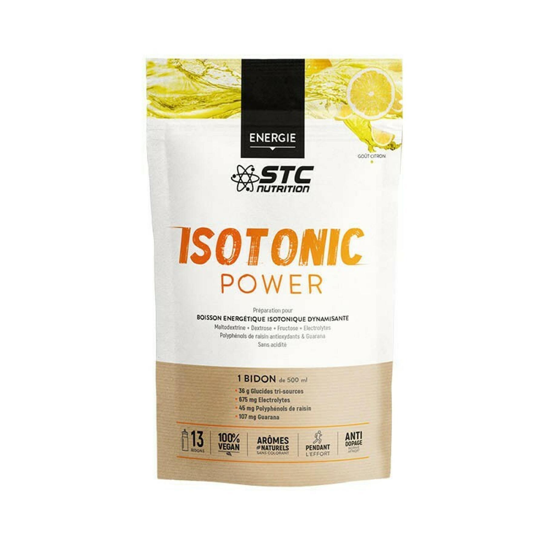 Doypack isotonic power z łyżką pomiarową STC Nutrition - menthe - 525g