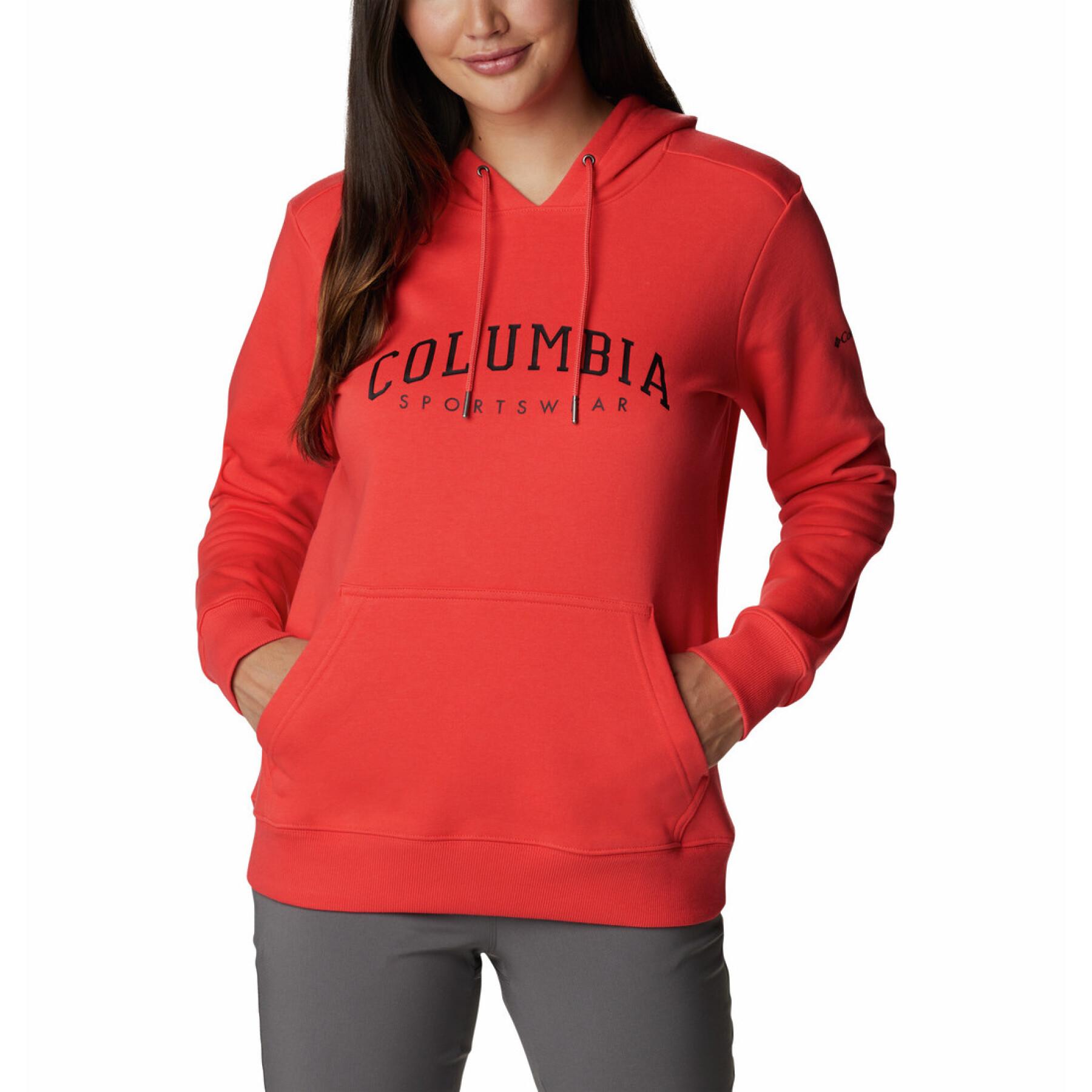 Damska bluza z kapturem Columbia Logo