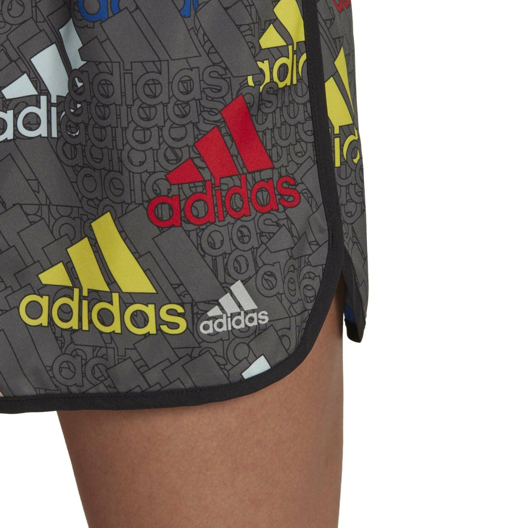 Damskie szorty sportowe 3-Stripe adidas Brand Love