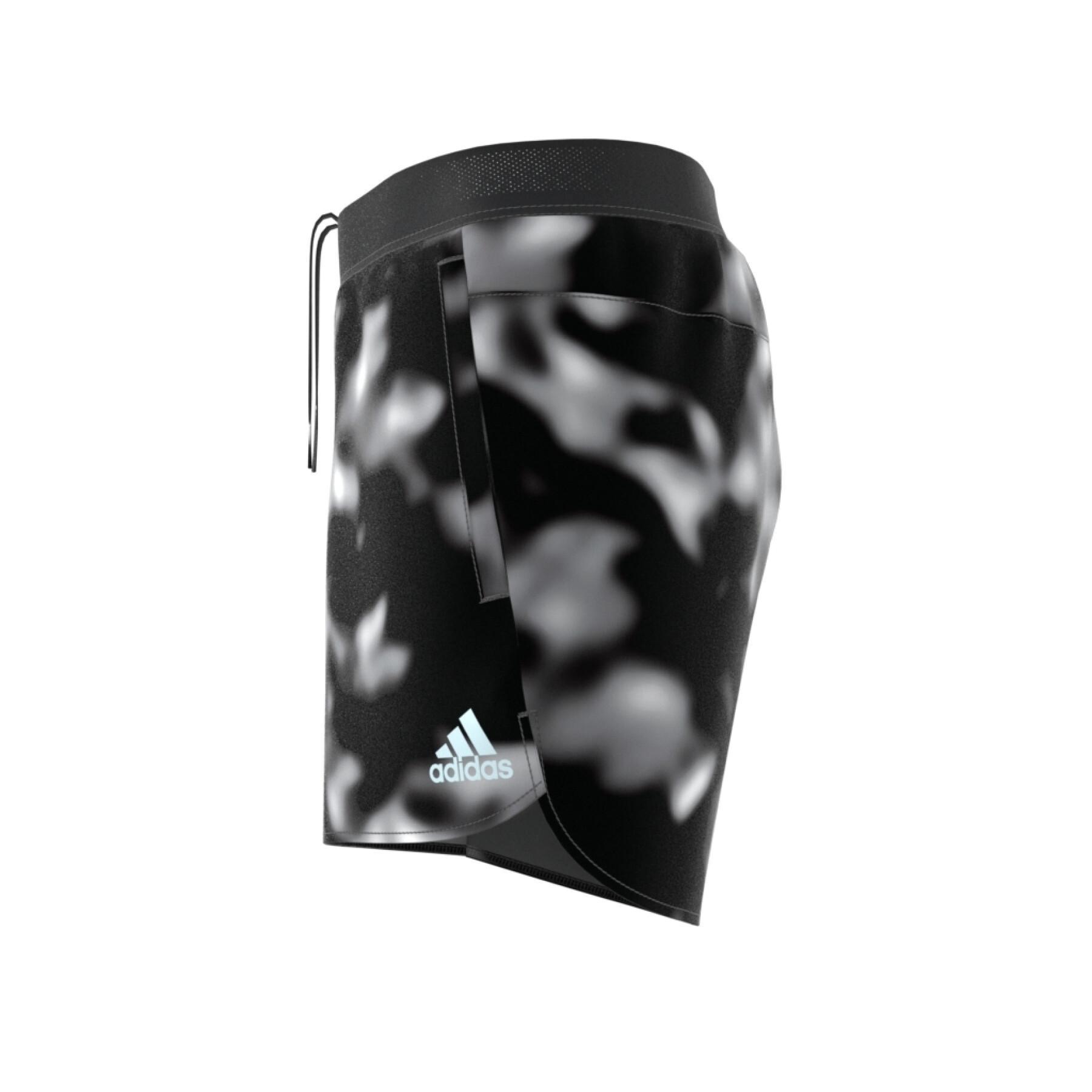 Graficzne szorty aop z logo adidas Run icons