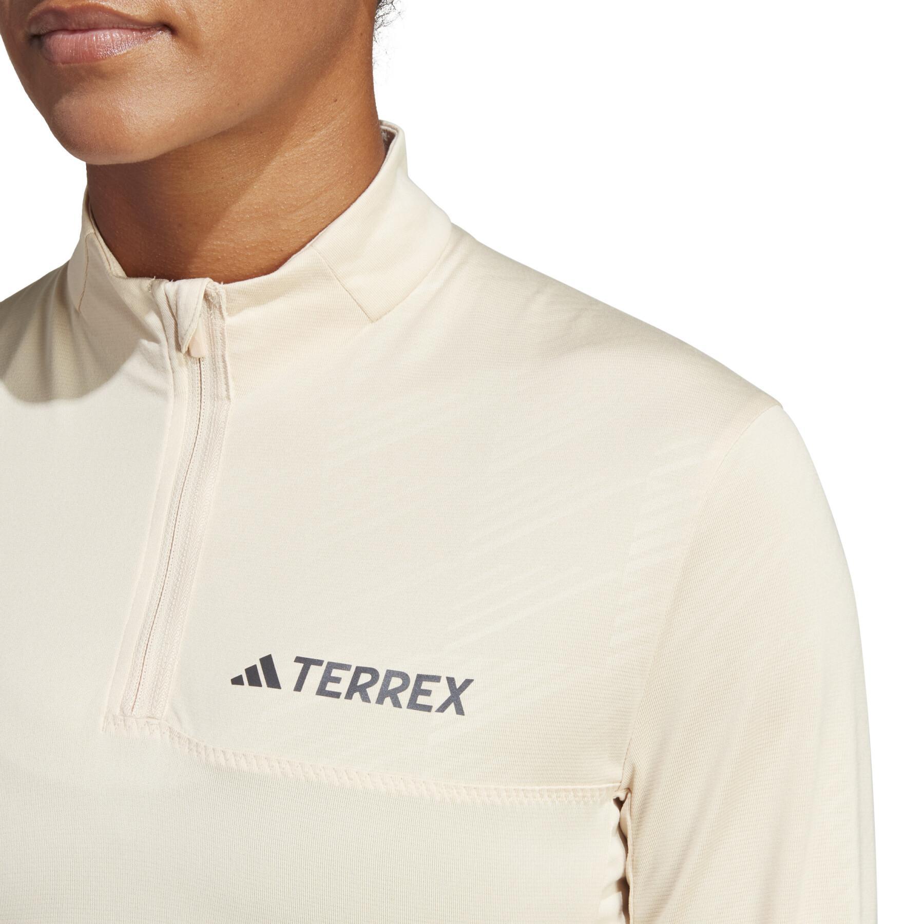 Damska koszulka z długim rękawem 1/2 zip adidas Terrex Multi