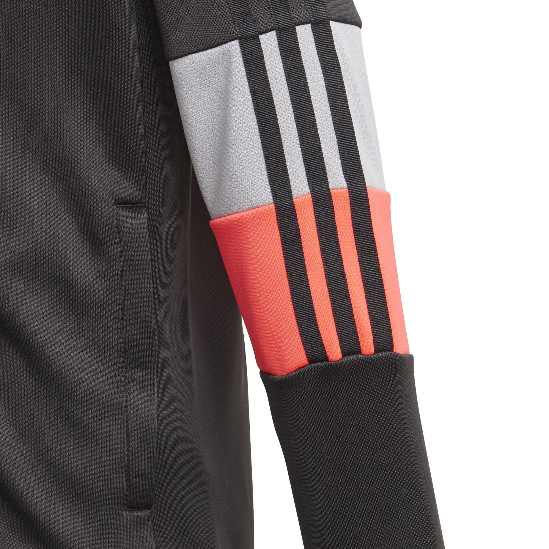 Bluza z kapturem dla dzieci adidas Must Haves Aeroeady 3-Stripes Full-Zip