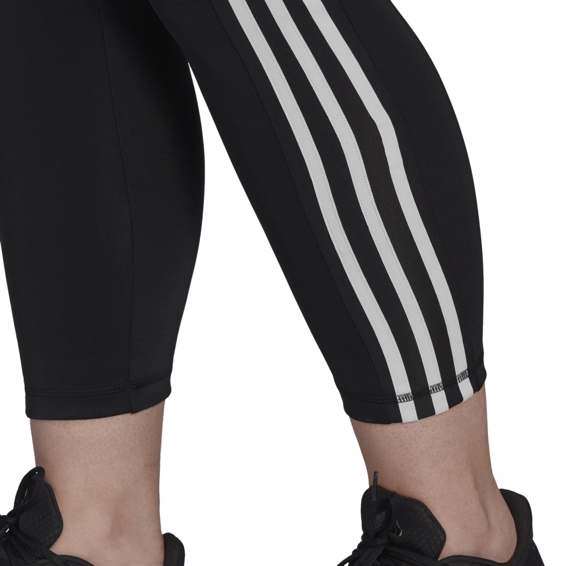 Damskie legginsy z wysoką talią adidas 3-Bandes 7/8 Grande Taille