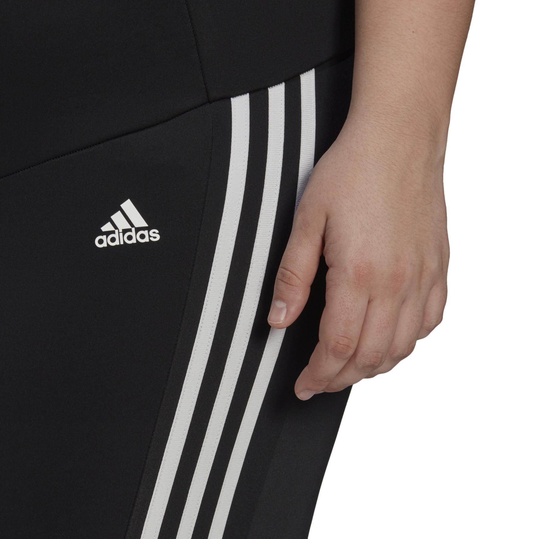 Damskie legginsy z wysoką talią adidas 3-Bandes 7/8 Grande Taille