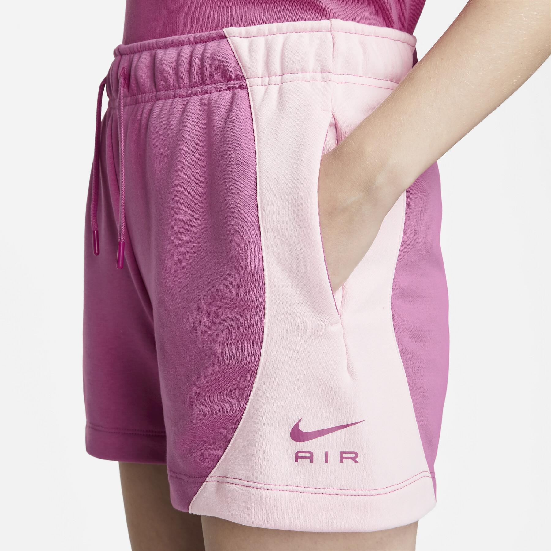 Damskie szorty z polaru Nike Air Fleece MR