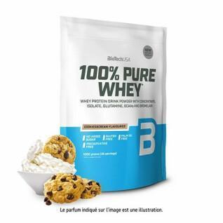 Worki 100% czystego białka serwatkowego Biotech USA - Cookies & Cream - 1kg (x10)