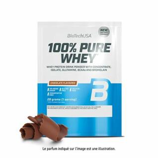 50 opakowań 100% czystego białka serwatkowego Biotech USA - Chocolate - 28g