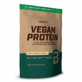 Opakowanie 10 torebek z wegańskim białkiem Biotech USA - 500g