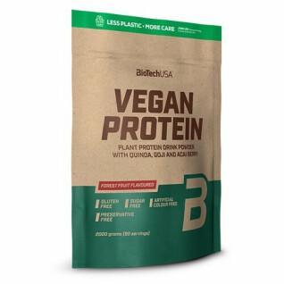 Opakowanie 4 wegańskich torebek proteinowych Biotech USA - Fruits des bois - 2kg