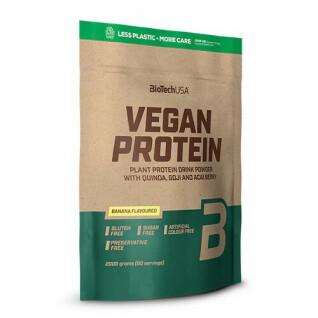 Opakowanie 4 wegańskich torebek proteinowych Biotech USA - Banane - 2kg
