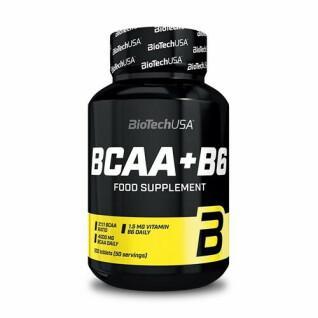Opakowanie 12 słoików z aminokwasami Biotech USA bcaa+b6 - 100 comp