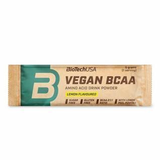 10 opakowań aminokwasów Biotech USA vegan bcaa - Citron - 9g