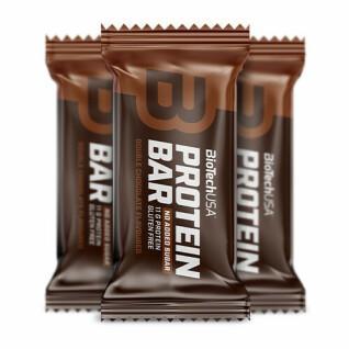 Pudełka batonów proteinowych Biotech USA - Double chocolat