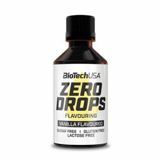 Opakowanie 10 tubek z przekąskami Biotech USA zero drops - Vanille - 50ml