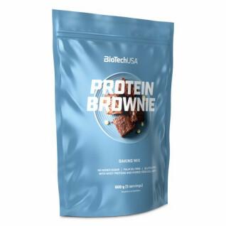 Opakowanie 10 torebek przekąsek proteinowych Biotech USA brownie - 600g