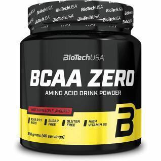 Opakowanie 10 słoików z aminokwasami Biotech USA bcaa zero - Pasteque - 360g