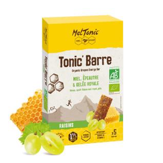 5 batonów energetycznych "organic tonic" - winogrona