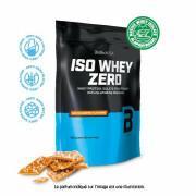 Opakowanie 10 torebek protein Biotech USA iso whey zero lactose free - Caramel salé - 500g