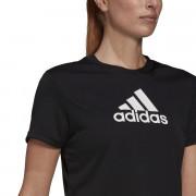 Damska krótka koszulka adidas Aeroready Designed 2 Move Logo Sport